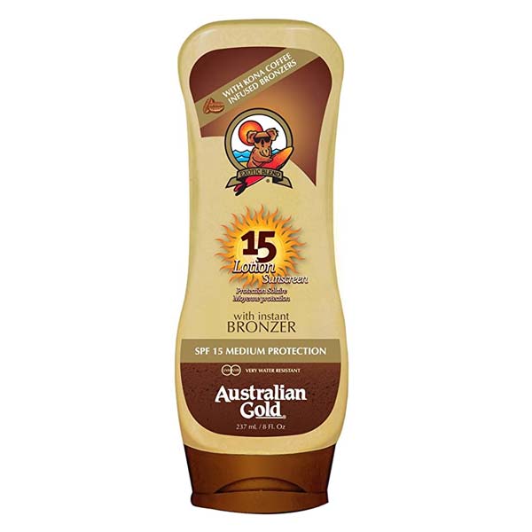 Australian Gold - Lozioni con Kona Coffee - SpF 15 - 237ml