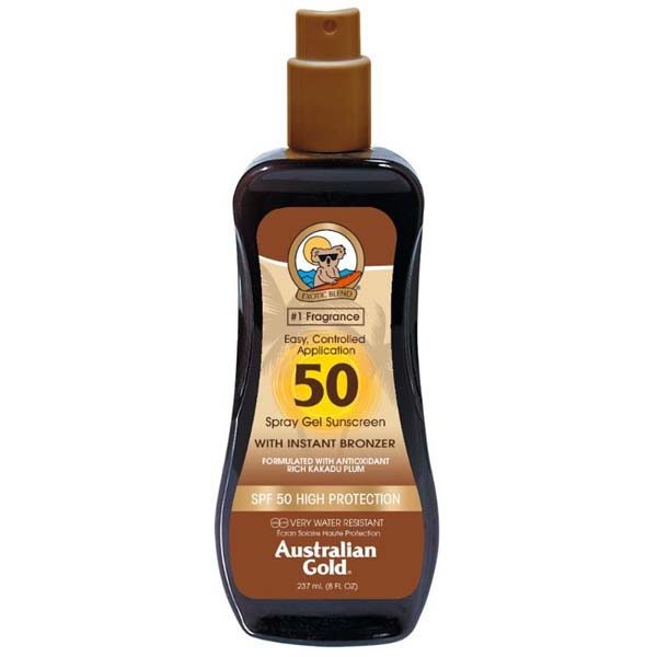 Australian Gold - Spray Gels con effetto bronze SPF 50 - 237ml