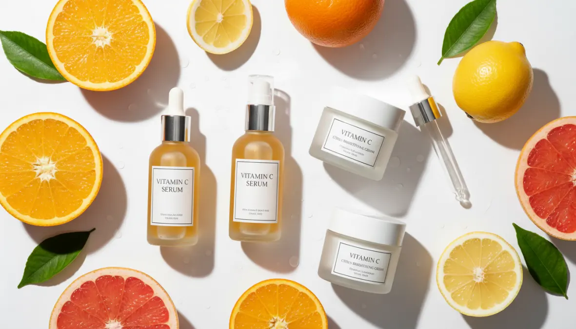 Cosmetici vitamina C per il viso: sieri, creme e prodotti skincare